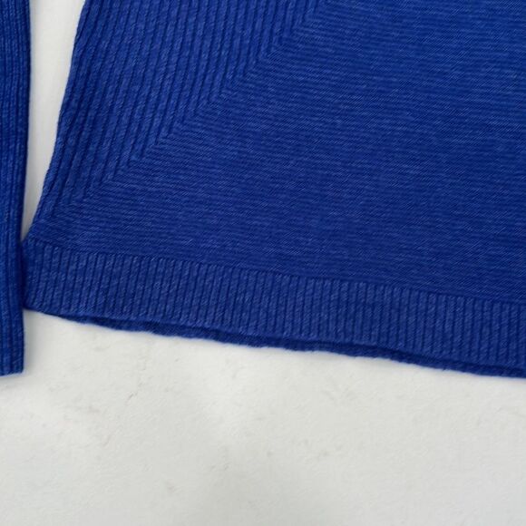 Cobalt Blue Sweater Poetry Chunky Knit Zip Up Sweater with Pockets - Picture 6 of 12